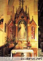 Obraz Miłosiernego Jezusa w kaplicy sióstr w Krakowie-Łagiewnikach 
