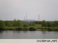 Widok na elektrownię Dolna Odra 