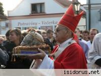 Kardynał Miloslav Vlk podczas uroczystości św. Wacława w 2008 r 