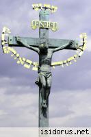 Krzyż na Moście Karola w Pradze 